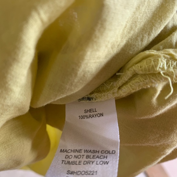 BLEUH CIEL 100% RAYON FLORAL OPEN BACK DRESS 20” PTP - Picture 7 of 8